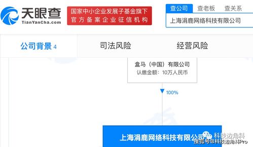 盒马跨界布局 成立上海涓鹿网络公司，拓展生活美容与网络运营服务新赛道